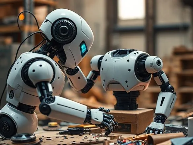 Robot fails project